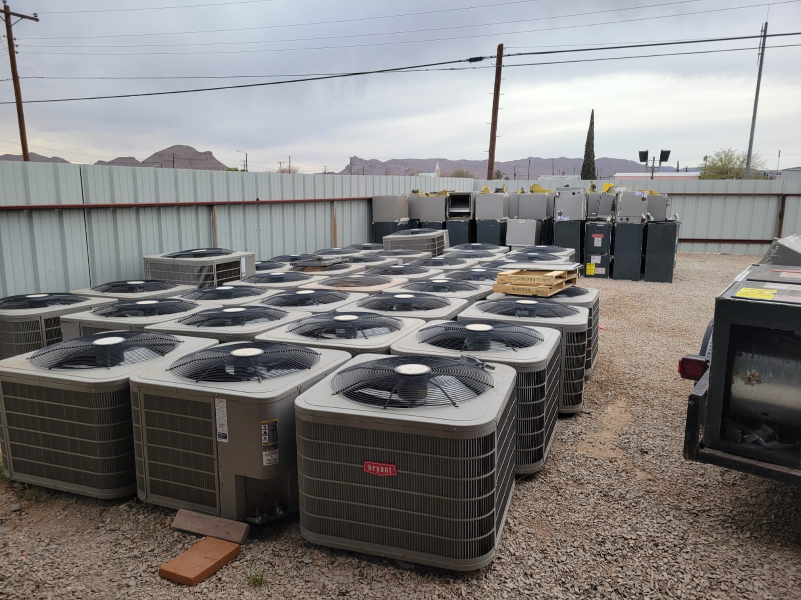 Commercial HVAC installation at an El Paso business