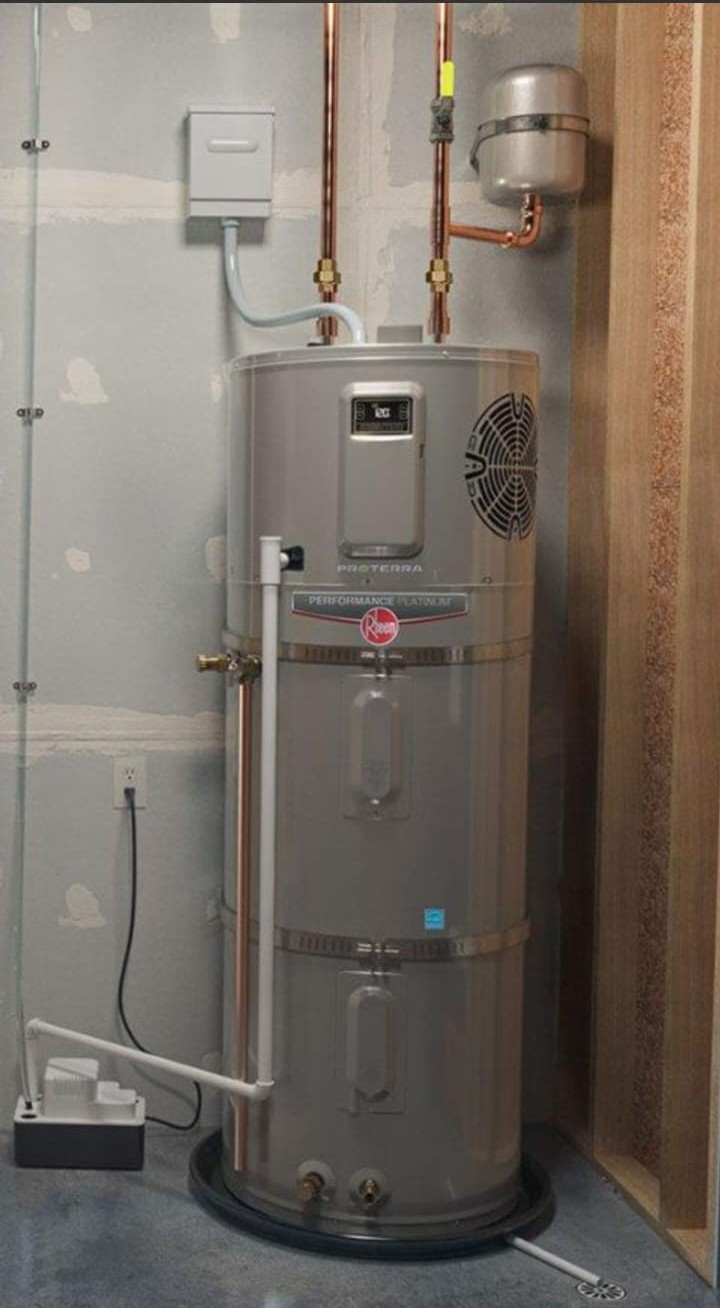 Water heater installed and connected at an El Paso property